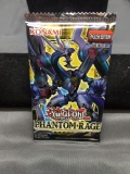 Factory Sealed Yugioh PHANTOM RAGE 1st Edition 9 Card Booster Pack