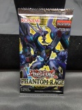Factory Sealed Yugioh PHANTOM RAGE 1st Edition 9 Card Booster Pack