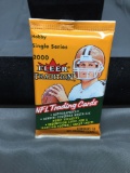 Factory Sealed 2000 Fleer Tradition Football 10 Card Pack from Hobby Box - TOM BRADY ROOKIE?