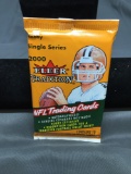 Factory Sealed 2000 Fleer Tradition Football 10 Card Pack from Hobby Box - TOM BRADY ROOKIE?