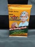 Factory Sealed 2000 Fleer Tradition Football 10 Card Pack from Hobby Box - TOM BRADY ROOKIE?