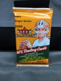 Factory Sealed 2000 Fleer Tradition Football 10 Card Pack from Hobby Box - TOM BRADY ROOKIE?