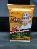Factory Sealed 2000 Fleer Tradition Football 10 Card Pack from Hobby Box - TOM BRADY ROOKIE?