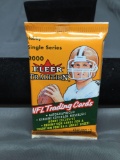 Factory Sealed 2000 Fleer Tradition Football 10 Card Pack from Hobby Box - TOM BRADY ROOKIE?
