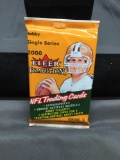 Factory Sealed 2000 Fleer Tradition Football 10 Card Pack from Hobby Box - TOM BRADY ROOKIE?