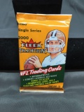 Factory Sealed 2000 Fleer Tradition Football 10 Card Pack from Hobby Box - TOM BRADY ROOKIE?