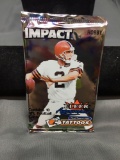 Factory Sealed 2000 Skybox Impact Football 10 Card Pack from Hobby Box - TOM BRADY ROOKIE?