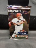 Factory Sealed 2000 Skybox Impact Football 10 Card Pack from Hobby Box - TOM BRADY ROOKIE?