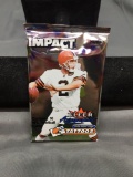 Factory Sealed 2000 Skybox Impact Football 10 Card Pack from Hobby Box - TOM BRADY ROOKIE?