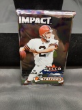 Factory Sealed 2000 Skybox Impact Football 10 Card Pack from Hobby Box - TOM BRADY ROOKIE?