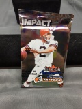 Factory Sealed 2000 Skybox Impact Football 10 Card Pack from Hobby Box - TOM BRADY ROOKIE?