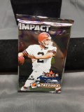 Factory Sealed 2000 Skybox Impact Football 10 Card Pack from Hobby Box - TOM BRADY ROOKIE?