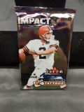 Factory Sealed 2000 Skybox Impact Football 10 Card Pack from Hobby Box - TOM BRADY ROOKIE?