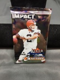 Factory Sealed 2000 Skybox Impact Football 10 Card Pack from Hobby Box - TOM BRADY ROOKIE?