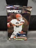 Factory Sealed 2000 Skybox Impact Football 10 Card Pack from Hobby Box - TOM BRADY ROOKIE?
