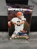 Factory Sealed 2000 Skybox Impact Football 10 Card Pack from Hobby Box - TOM BRADY ROOKIE?