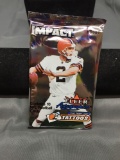 Factory Sealed 2000 Skybox Impact Football 10 Card Pack from Hobby Box - TOM BRADY ROOKIE?