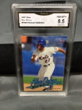 GMA Graded 1997 Ultra Platinum Medallion #P244 ALEX OCHOA Mets Baseball Card - Rare - NM-MT+ 8.5