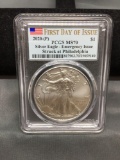 PCGS Graded 2020-P United States 1 Ounce .999 Fine Silver Emergency Silver Bullion - MS 70