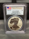 PCGS Graded 2013-W United States 1 Ounce .999 Fine Silver Reverse Proof Silver Bullion Coin - PR 70