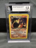BGS Graded 2000 Pokemon Team Rocket #4 DARK CHARIZARD Holofoil Rare Trading Card - FAIR 1.5