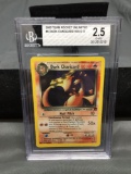BGS Graded 2000 Pokemon Team Rocket #4 DARK CHARIZARD Holofoil Rare Trading Card - G-VG 2.5