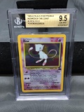 BGS Graded 1999 Pokemon WOTC Pokemon League #9 MEW Holofoil Rare PROMO Trading Card - GEM MINT 9.5