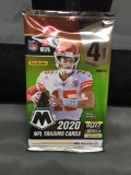Factory Sealed 2020 Panini Mosaic Football 4 Card Pack - Joe Burrow Rookie?