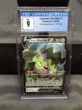 CGC Graded 2020 Pokemon Darkness Ablaze #128 GALARIAN STUNFISK V Holofoil Rare Trading Card - MINT 9