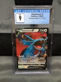 CGC Graded 2020 Pokemon Darkness Ablaze #143 SALAMENCE V Holofoil Rare Trading Card - MINT 9