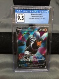 CGC Graded 2020 Pokemon Darkness Ablaze #178 HOUNDOOM V Holofoil Rare Trading Card - GEM MINT 9.5