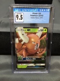 CGC Graded 2019 Pokemon Hidden Fates PINSIR GX Holofoil Rare Trading Card - GEM MINT 9.5
