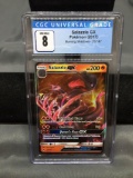 CGC Graded 2017 Pokemon Burning Shadows #25 SALAZZLE GX Holofoil Rare Trading Card - NM-MT 8