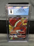 CGC Graded 2017 Pokemon Burning Shadows #131 HO-OH GX Holofoil Rare Trading Card - NM-MT 8