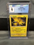 CGC Graded 2019 Pokemon Hidden Fates #24 ZAPDOS Holofoil Rare Trading Card - MINT 9