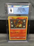 CGC Graded 2019 Pokemon Hidden Fates #SV6 CHARMANDER Holofoil Rare Trading Card - MINT 9