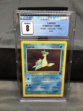 CGC Graded 1999 Pokemon Fossil Unlimited #10 LAPRAS Holofoil Rare Trading Card - NM-MT 8