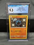 CGC Graded 2019 Pokemon Hidden Fates #SV23 ROCKRUFF Holofoil Rare Trading Card - GEM MINT 9.5