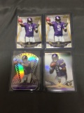 4 Card Lot of 2014 TEDDY BRIDGEWATER Panthers ROOKIE Football Cards