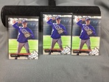 3 Card Lot of 2017 Bowman GAVIN LUX Dodgers ROOKIE Baseball Cards from Collection