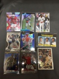 9 Card Lot of Mixed Sports Cards from Huge Collection - Serial Numbered, Inserts, Stars & More!