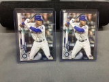 2 Card Lot of 2020 Topps #64 KYLE LEWIS Mariners ROOKIE Baseball Cards