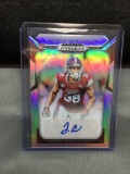 2019 Panini Prizm Draft Silver Prizm JOHNATHAN ABRAM Raiders ROOKIE AUTOGRAPH Football Card