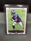 2014 Topps #367 TEDDY BRIDGEWATER Vikings ROOKIE RARE SHORT PRINT Football Card