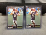 2 Card Lot of 2010 Topps Prime ROB GRONKOWSKI Patriots Bucs ROOKIE Cards - Regular & #'d Bronze