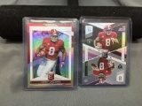 2 Card Lot of 2019 JOSH JACOBS Raiders ROOKIE Football Cards