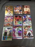 9 Card Lot of Mixed Sports Cards from Huge Collection - Serial Numbered, Inserts, Stars & More!