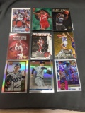 9 Card Lot of Mixed Sports Cards from Huge Collection - Serial Numbered, Inserts, Stars & More!