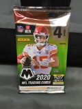 Factory Sealed 2020 Panini Mosaic Football 4 Card Pack - Joe Burrow Rookie?