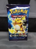 Factory Sealed Pokemon XY EVOLUTIONS 10 Card Booster Pack